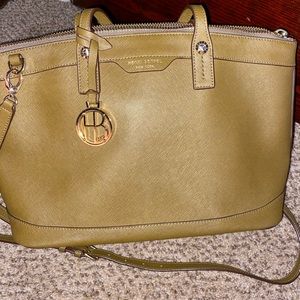 Henri Bendel Olive Green West 57th Satchel